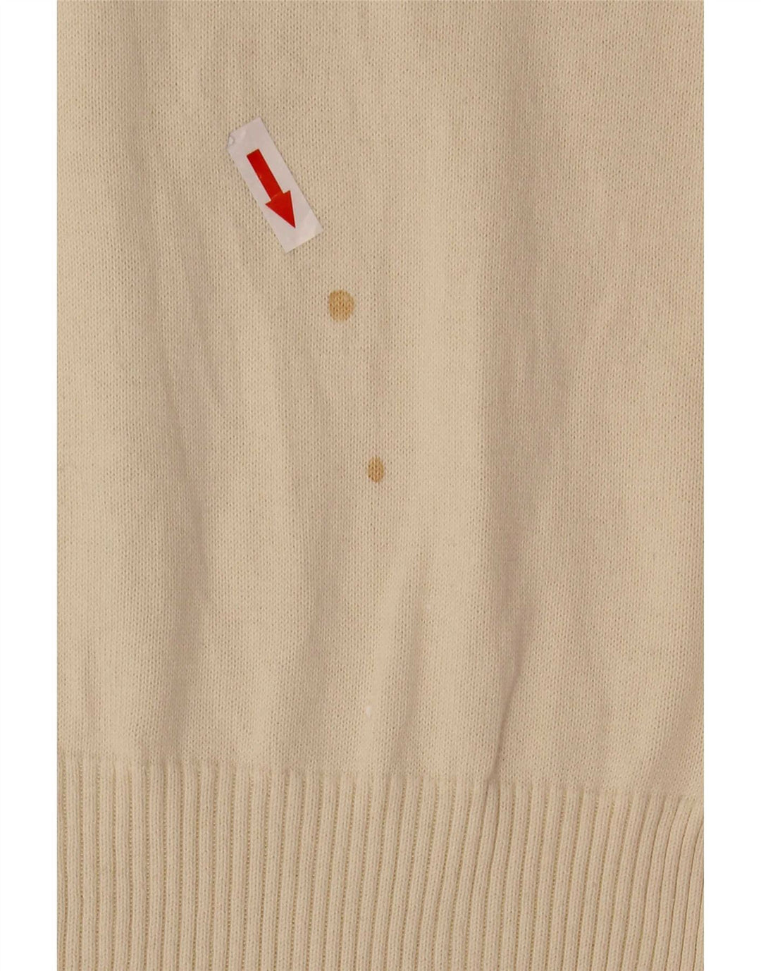 Женский джемпер с v-образным вырезом Levi's UK 12 Medium Off White