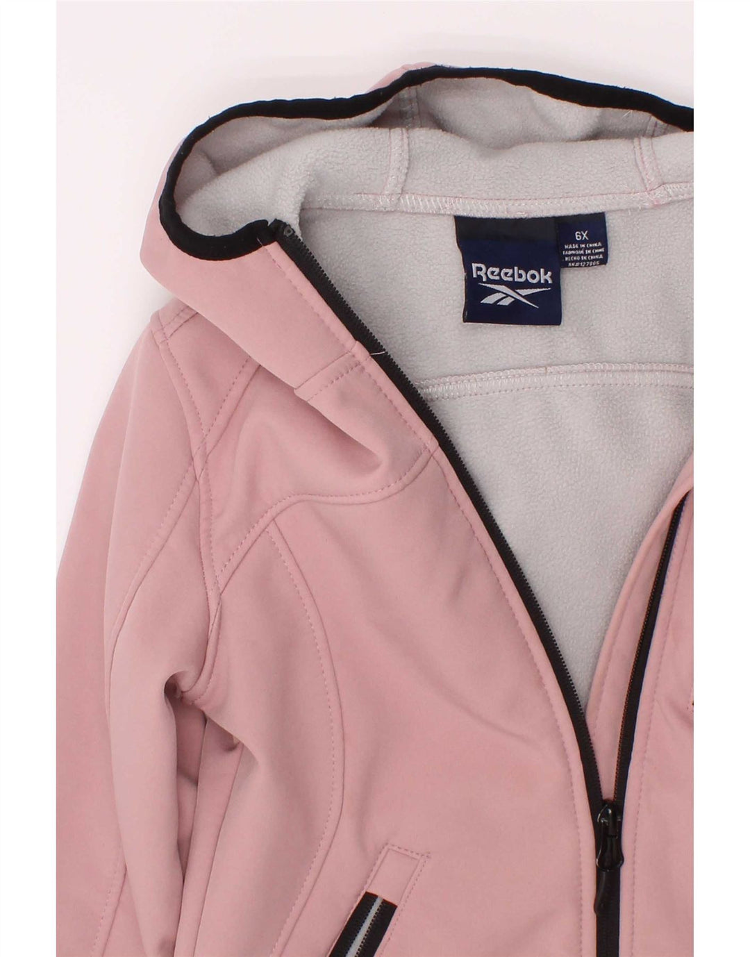 Спортивный костюм Reebok для девочек, верхняя куртка 5-6 лет, розовый