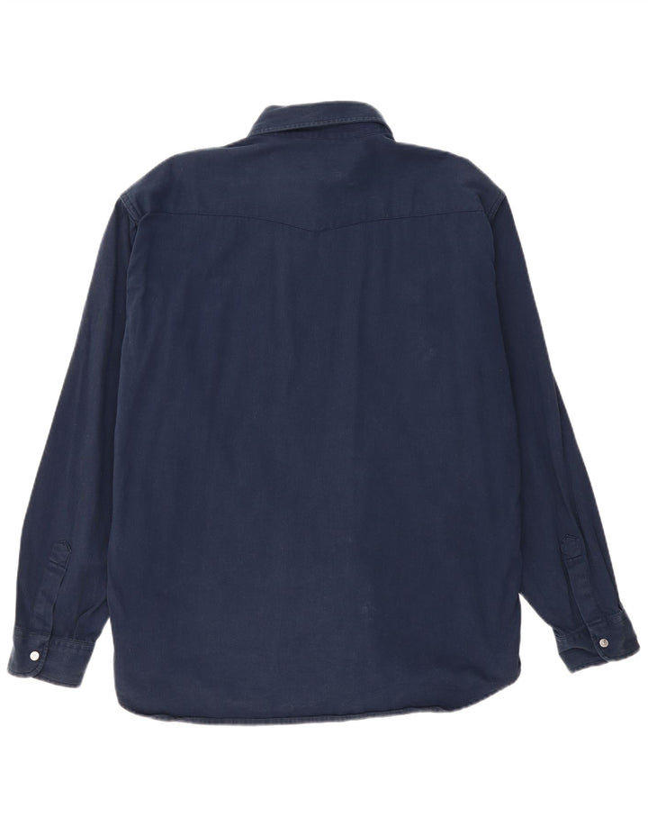 CARRERA Мужская рубашка XL темно-синяя хлопковая