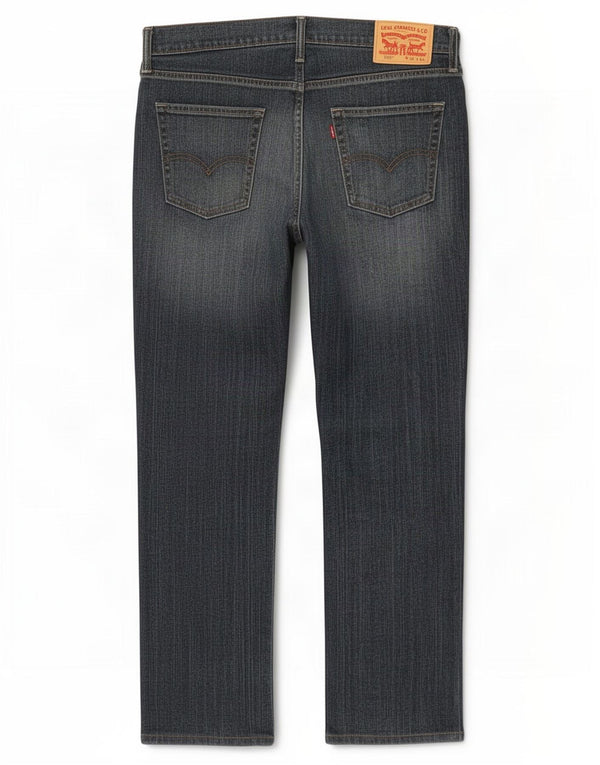 Мужские прямые джинсы Levi's 514 W34 L30 темно-синие, хлопок