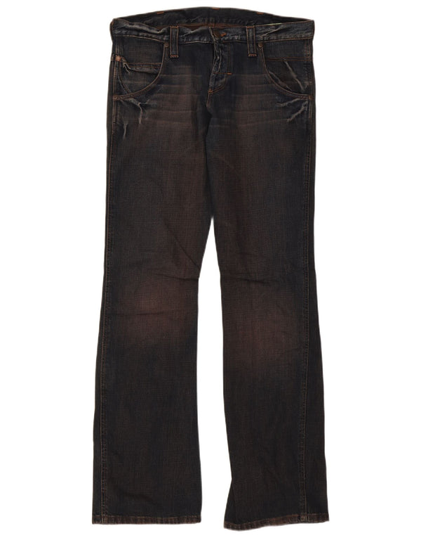 Мужские джинсы Wrangler Sharkey Bootcut W32 L34, темно-синие, хлопок