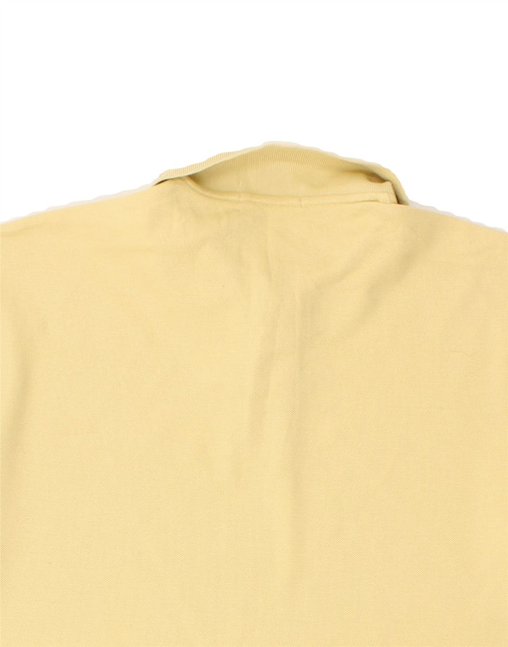 FILA Mens Polo Shirt Medium Yellow Cotton | Vintage Fila | Thrift | Second-Hand Fila | Used Clothing | Messina Hembry 