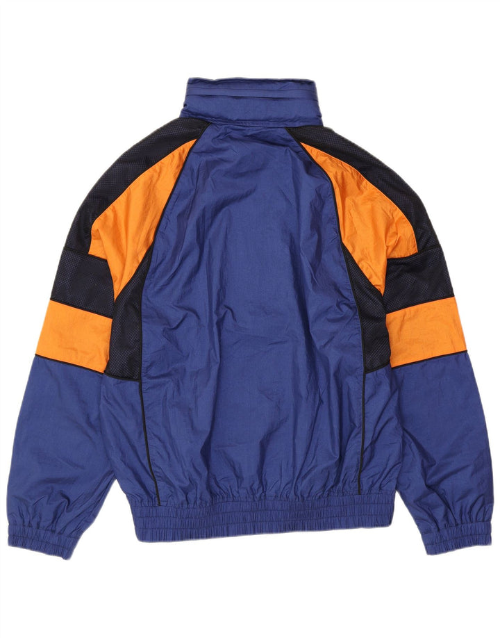 Мужской спортивный костюм LACOSTE, верхняя куртка, большой темно-синий, полиамид с цветными блоками