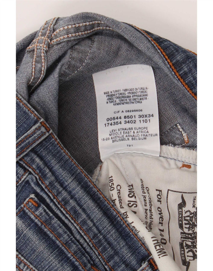 Женские расклешенные джинсы Levi's W30 L30, синий хлопок