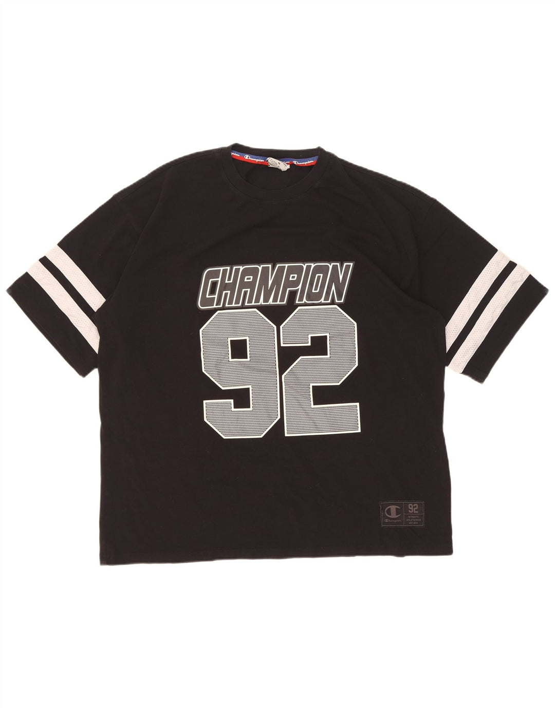 Мужская футболка с рисунком Champion, средний черный
