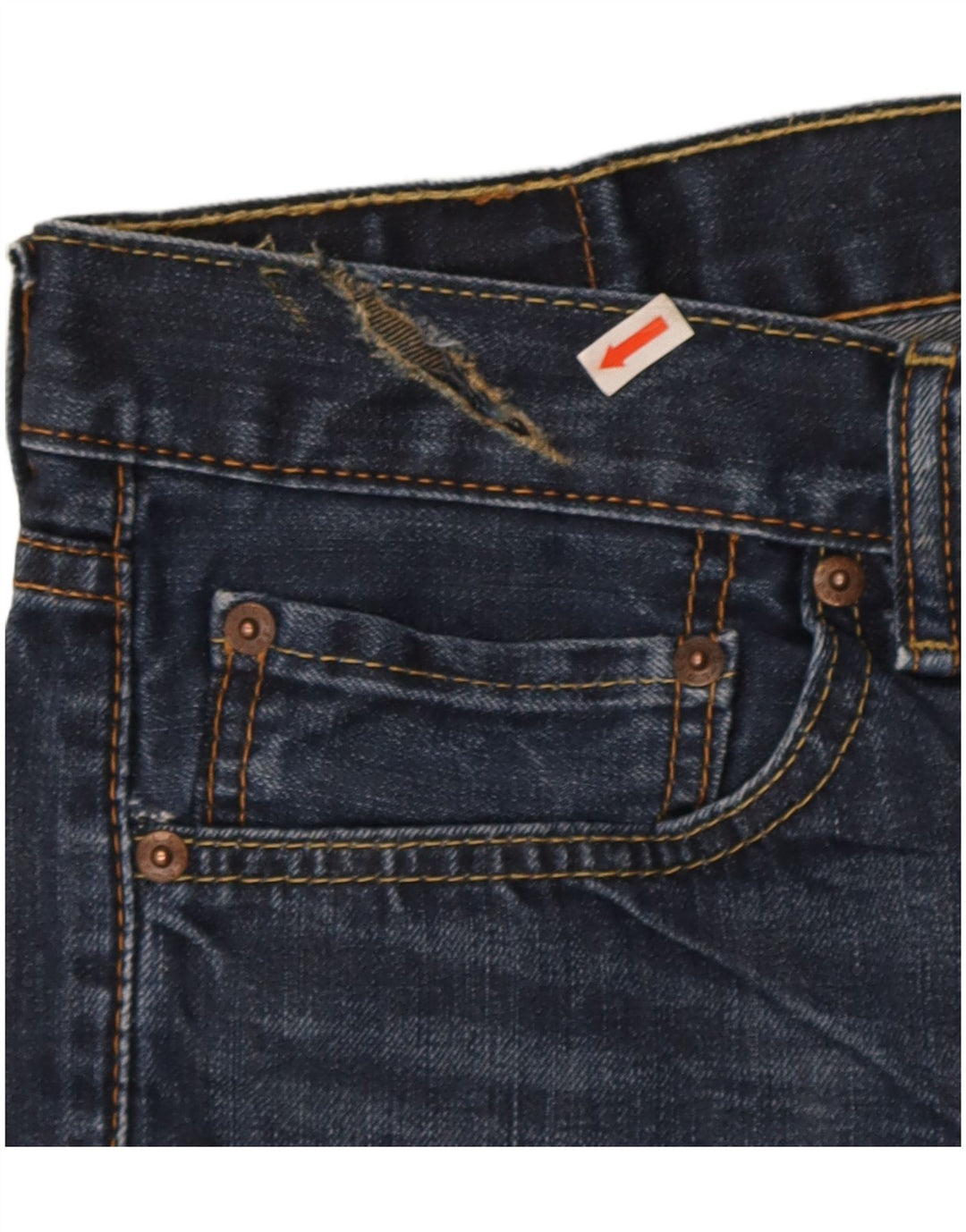 Мужские джинсы Levi's 511 Slim W34 L32 Темно-синие, хлопок
