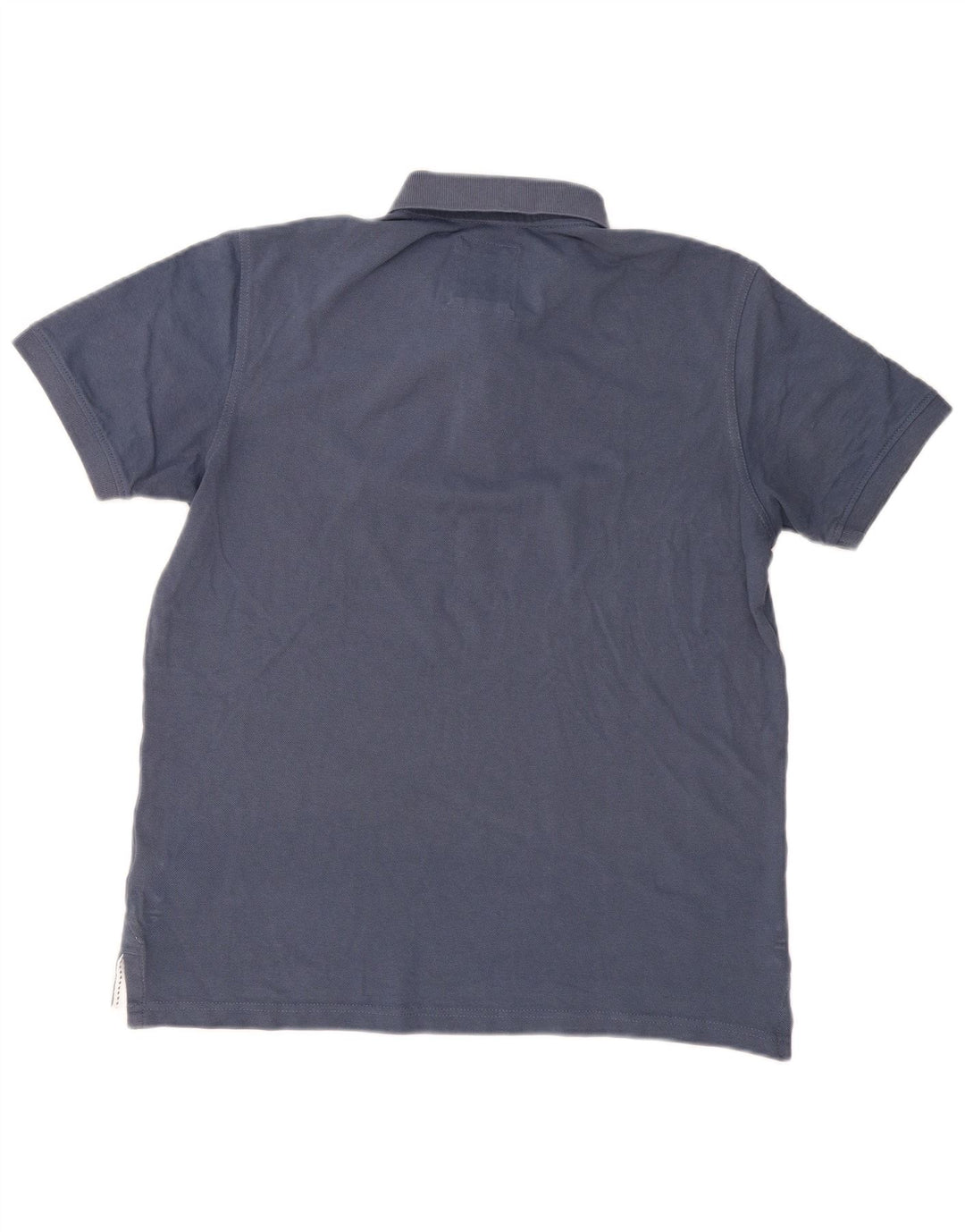 Crew Clothing Мужская рубашка-поло среднего размера, темно-синяя, хлопковая