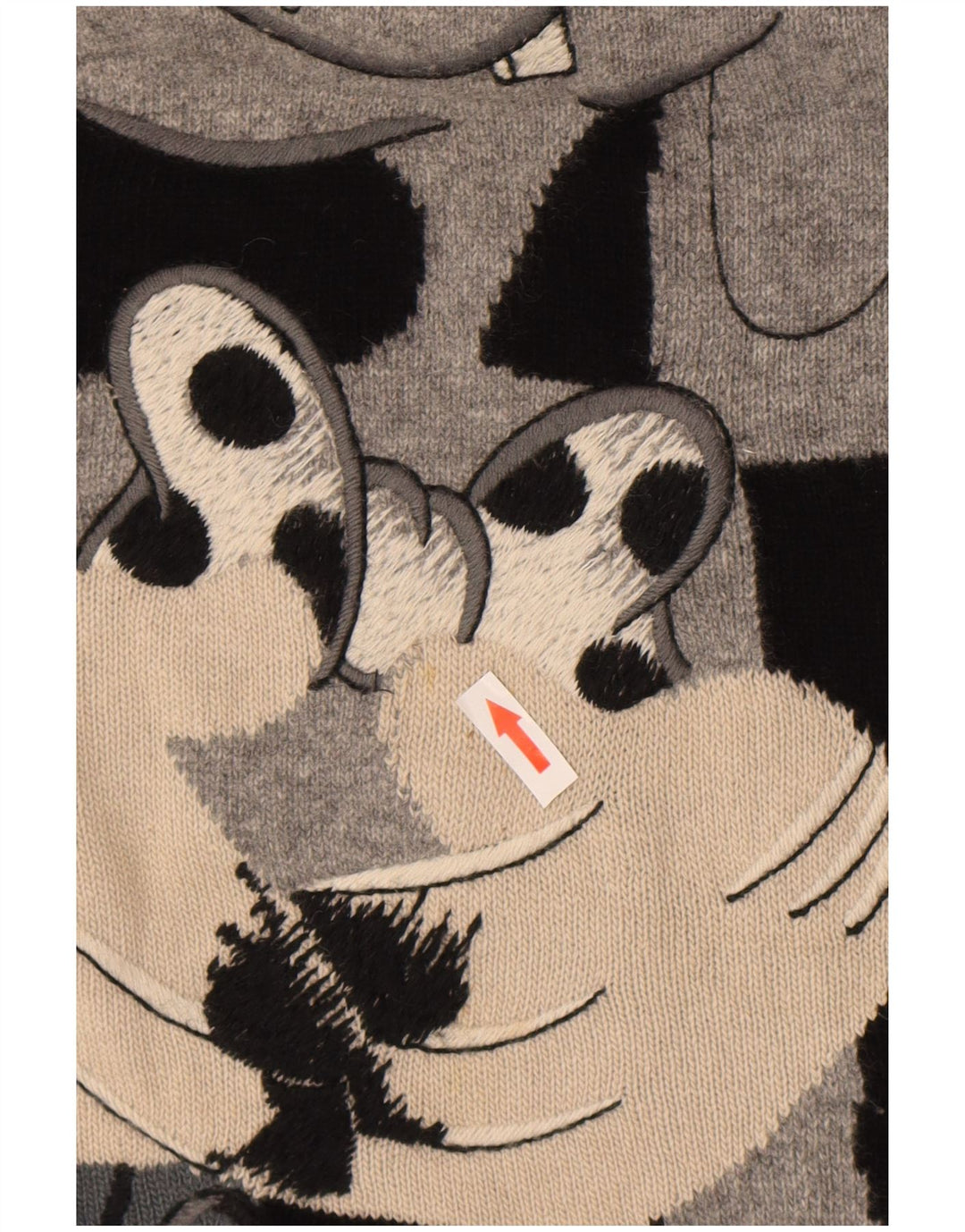 Женский джемпер с высоким воротником Iceberg Looney Tunes IT 46, большой черный, шерсть