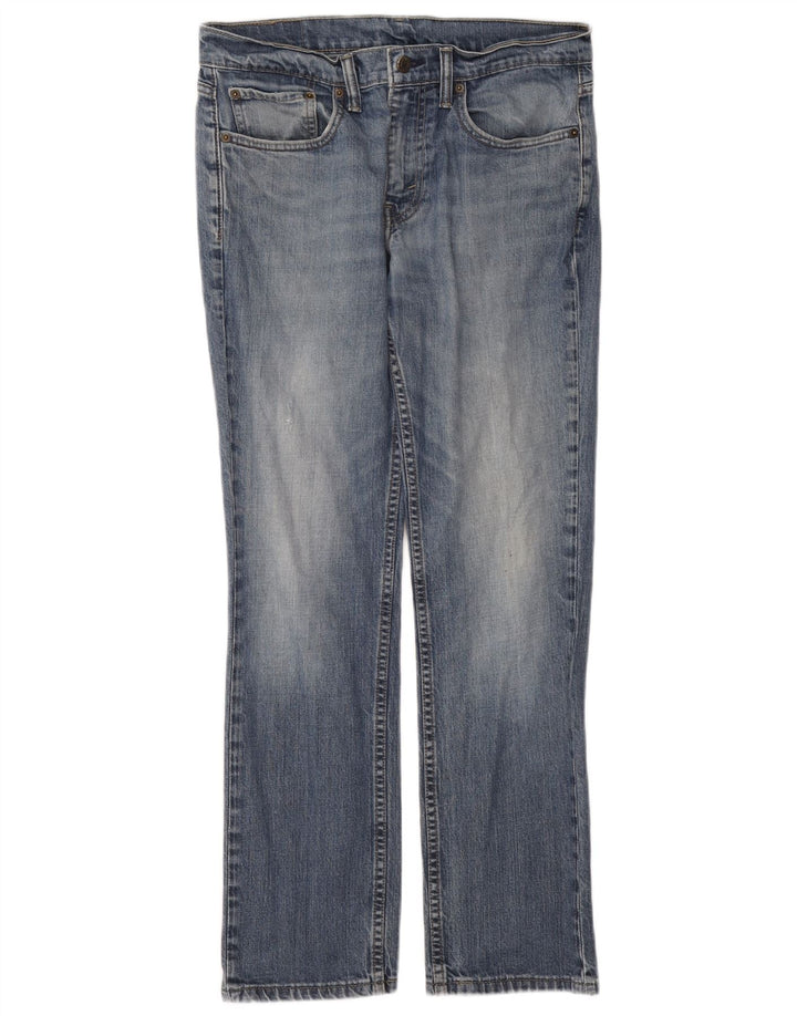 Мужские узкие джинсы Levi's W32 L30 синие, хлопок