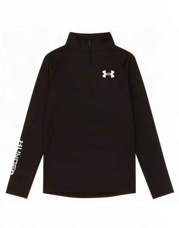 Топ с графическим рисунком Under Armour для мальчиков, 11–12 лет, большой размер, черный