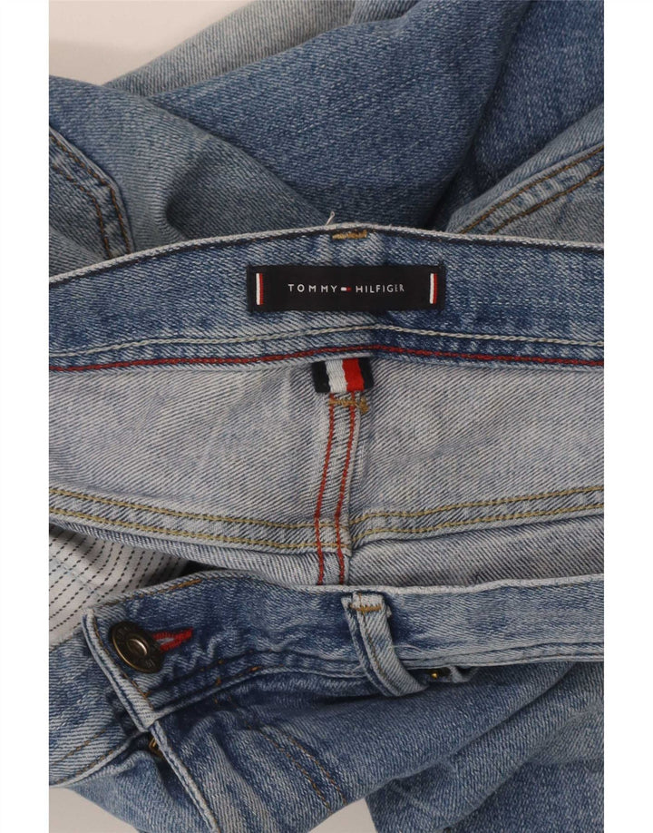Мужские узкие джинсы Tommy Hilfiger W36 L30 синие, хлопок