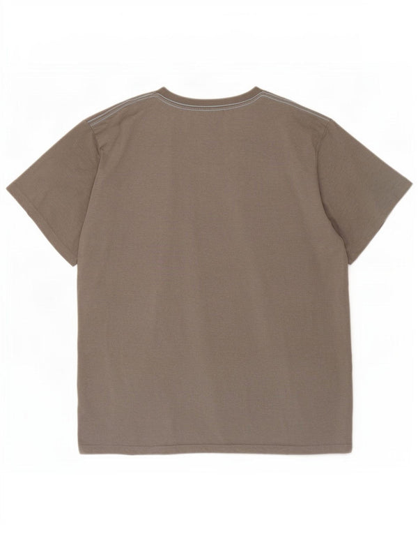 Мужская футболка с рисунком Weird Fish, 3XL, серый хлопок