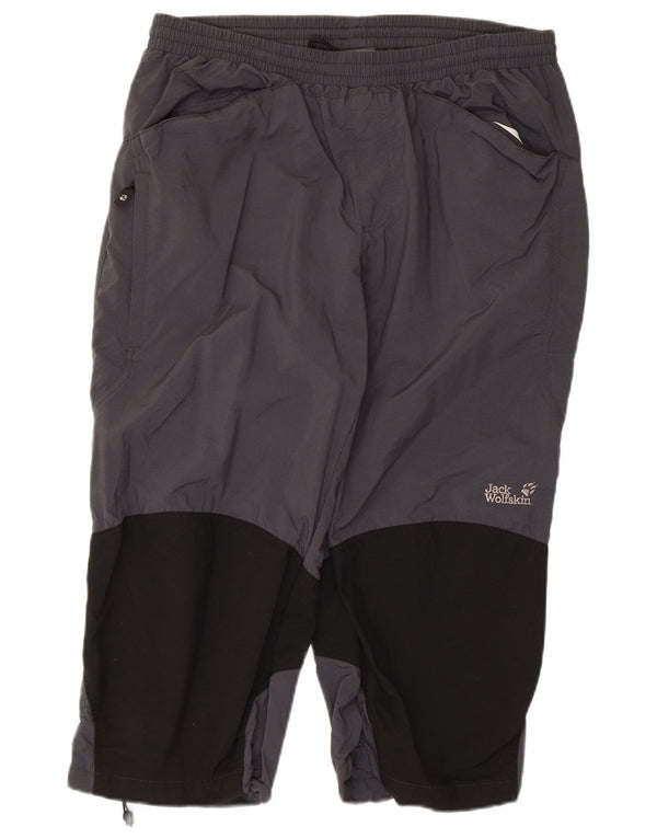 Женские прямые капри Jack Wolfskin UK 44 XL W36 L20 серые