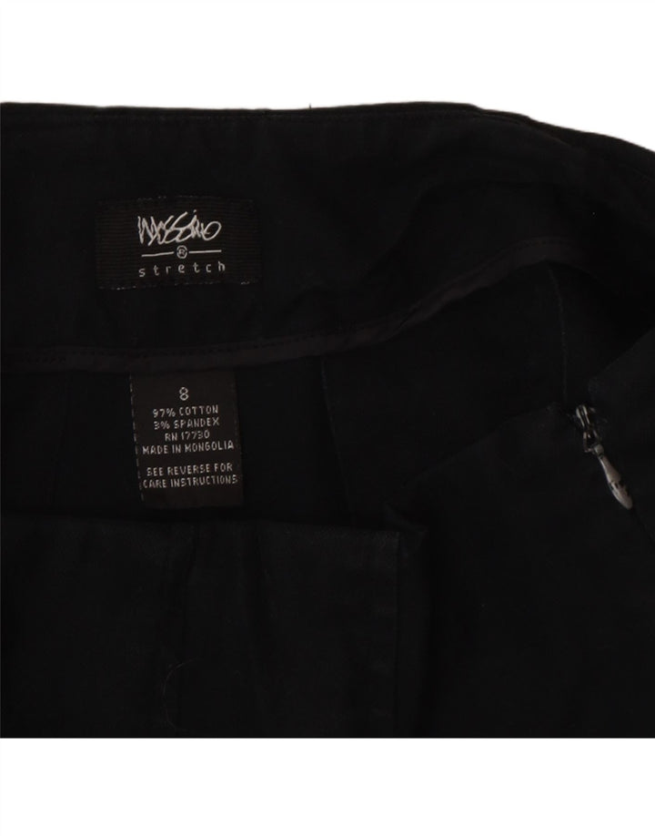 Женская мини-юбка Mossimo с низкой талией, США 8, средний W32, черный хлопок