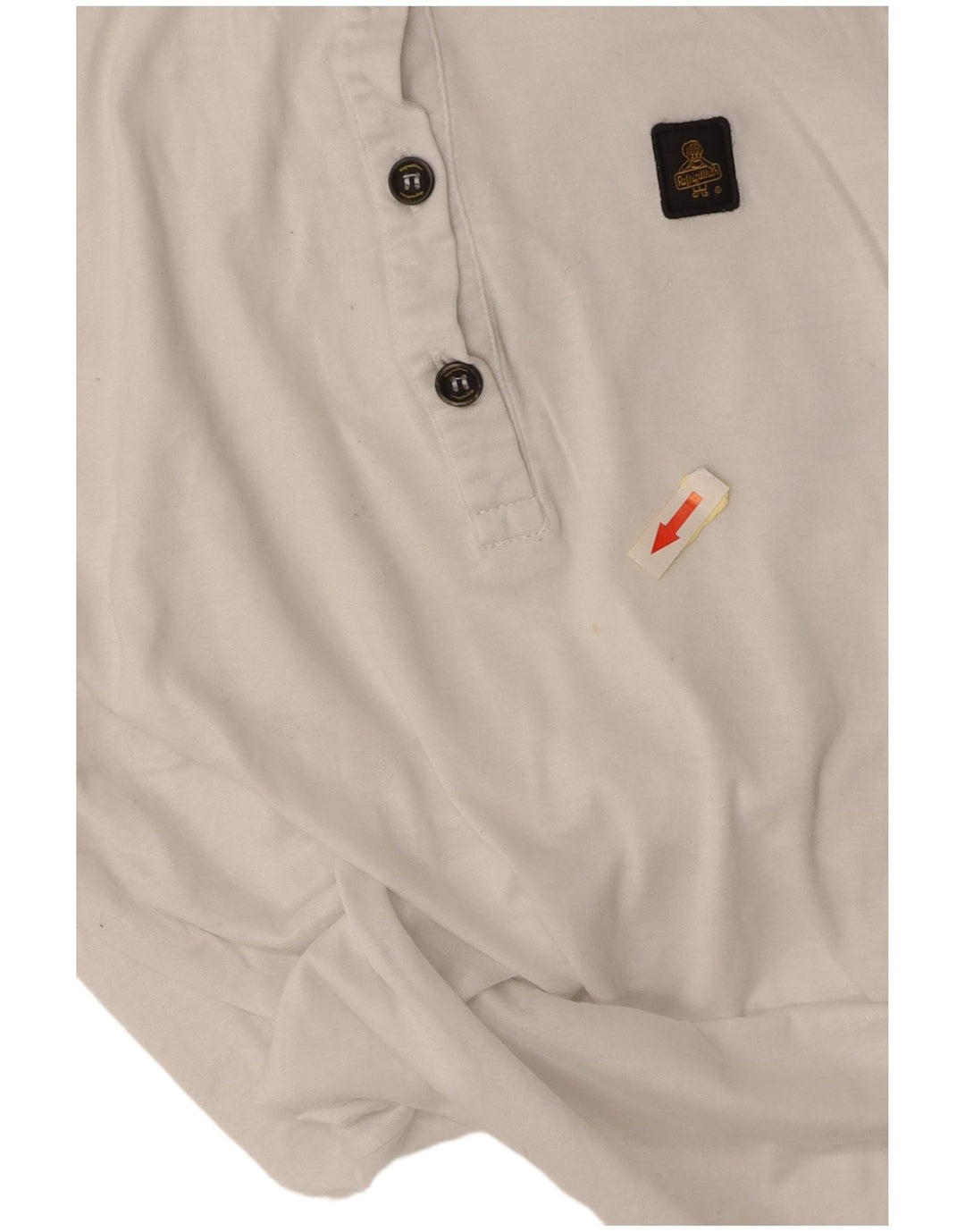 REFRIGIWEAR Женская рубашка-поло UK 14, большой белый хлопок