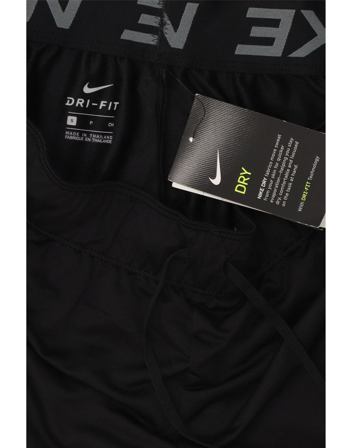 Мужские спортивные шорты Nike Dri Fit, маленькие черные, из полиэстера