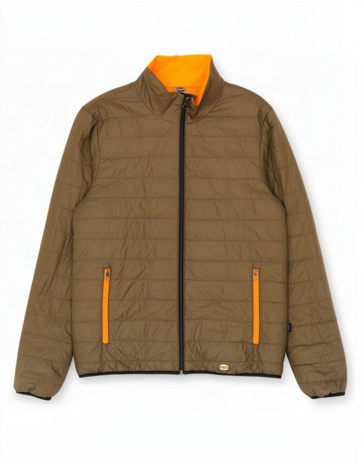 Мужская двусторонняя стеганая куртка Diadora UK 42 XL, хаки, полиэстер