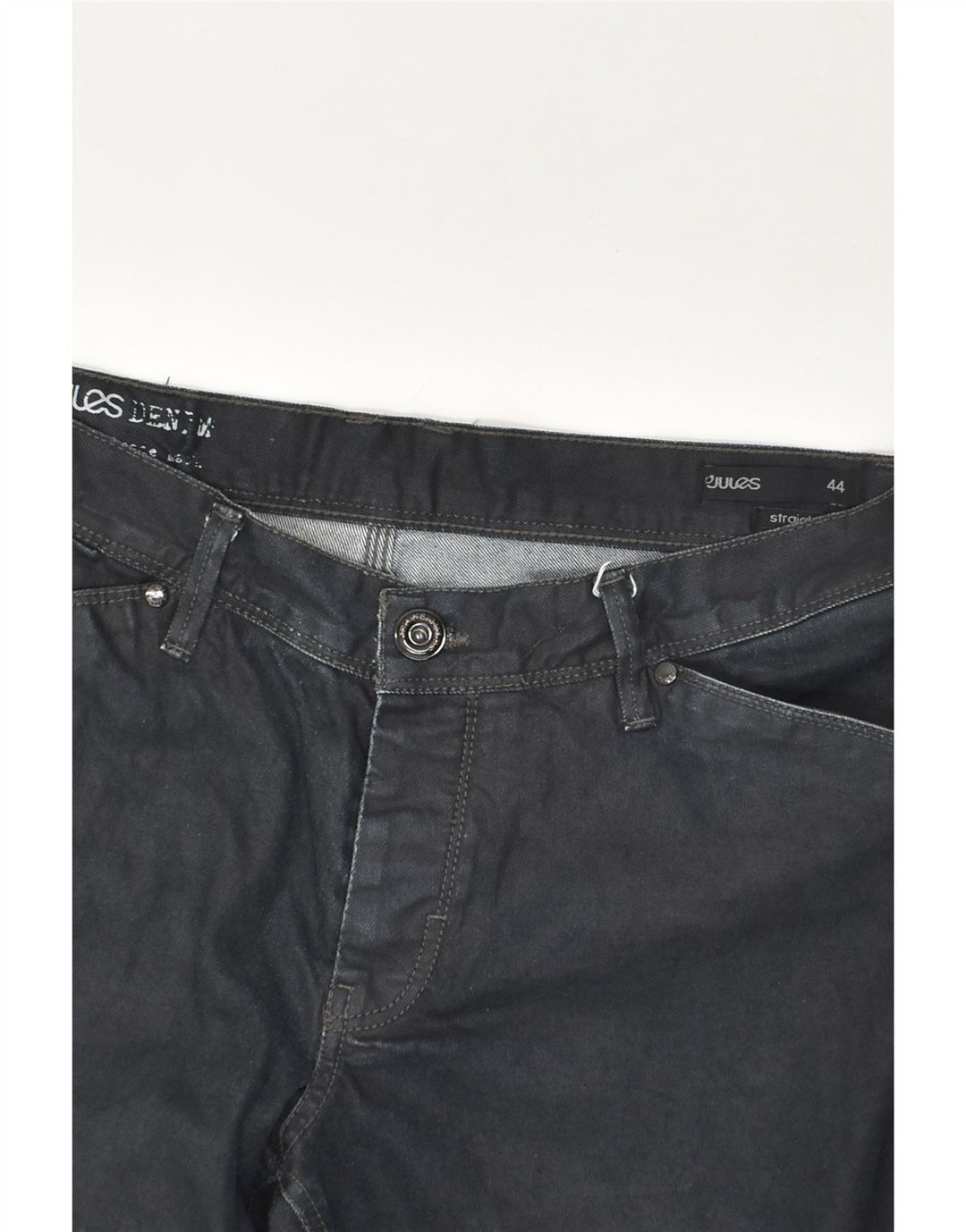 JULES Womens Straight Jeans EU 44 XL W36 L33 Black Cotton | Vintage Jules | Thrift | Second-Hand Jules | Used Clothing | Messina Hembry 