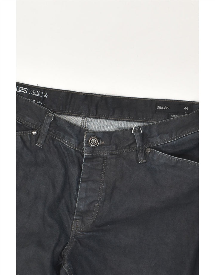 JULES Womens Straight Jeans EU 44 XL W36 L33 Black Cotton | Vintage Jules | Thrift | Second-Hand Jules | Used Clothing | Messina Hembry 