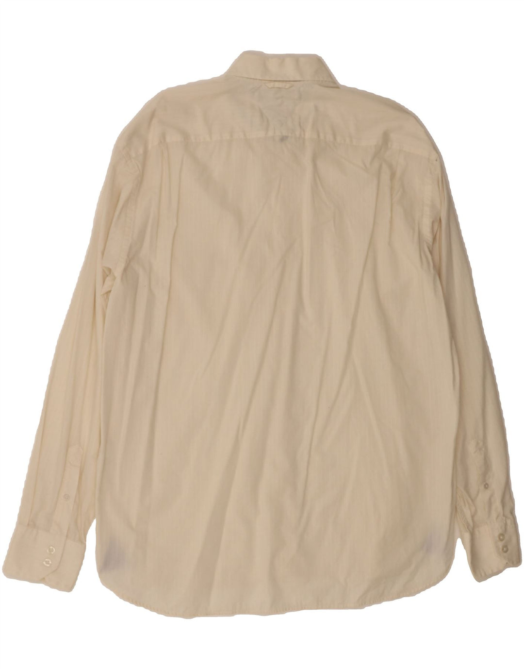 TOMMY HILFIGER Mens Shirt XL Off White Cotton Vintage Tommy Hilfiger and Second-Hand Tommy Hilfiger from Messina Hembry 