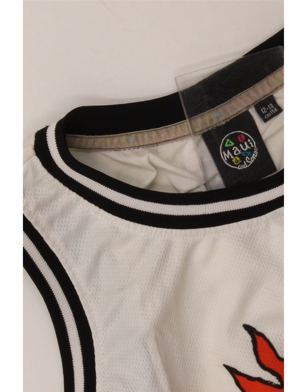 MAUI MAUI Boys Graphic Vest Top 12-13 Years White