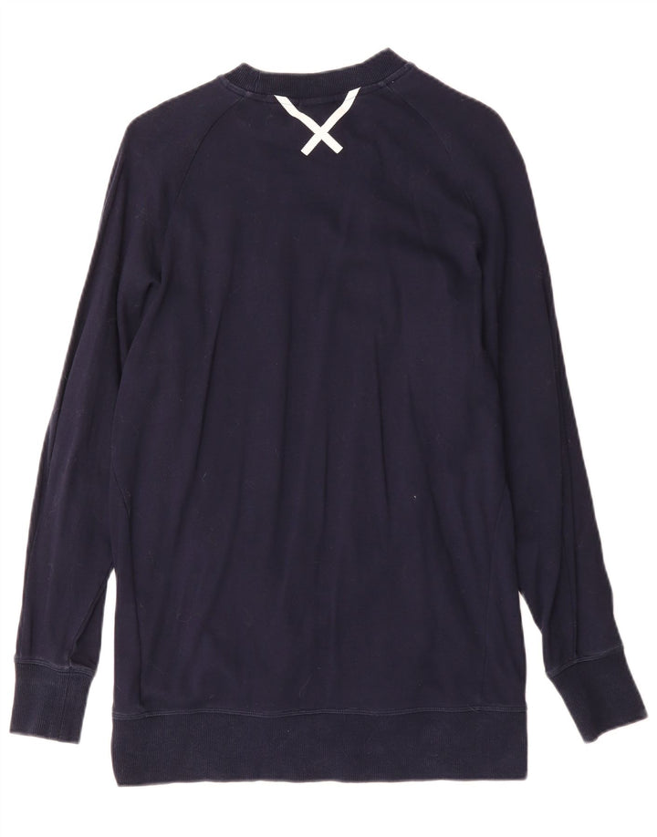 Женский свитер Adidas Jumper UK 8, маленький, темно-синий, хлопок