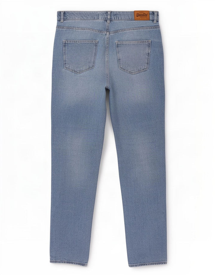 Мужские рубиновые узкие капри Superdry W30 L23, синие, хлопок