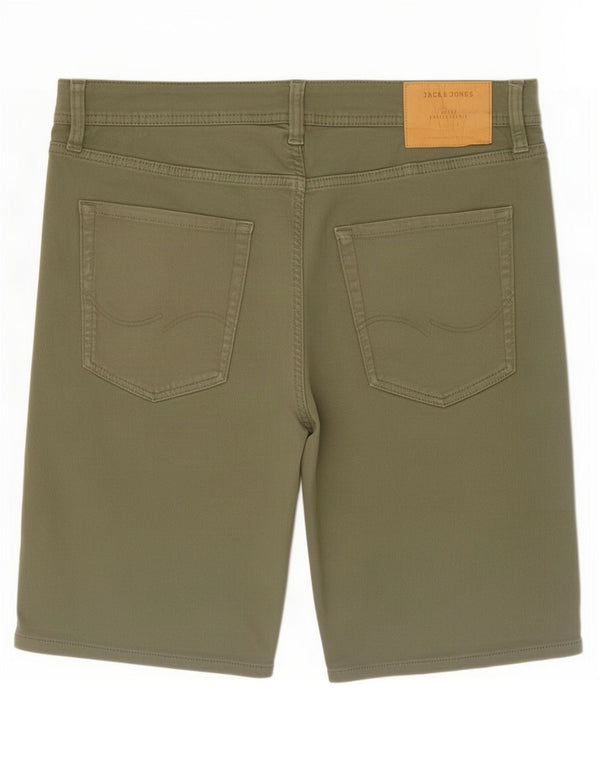 Мужские повседневные шорты Jack & Jones Medium W32, хаки, хлопок