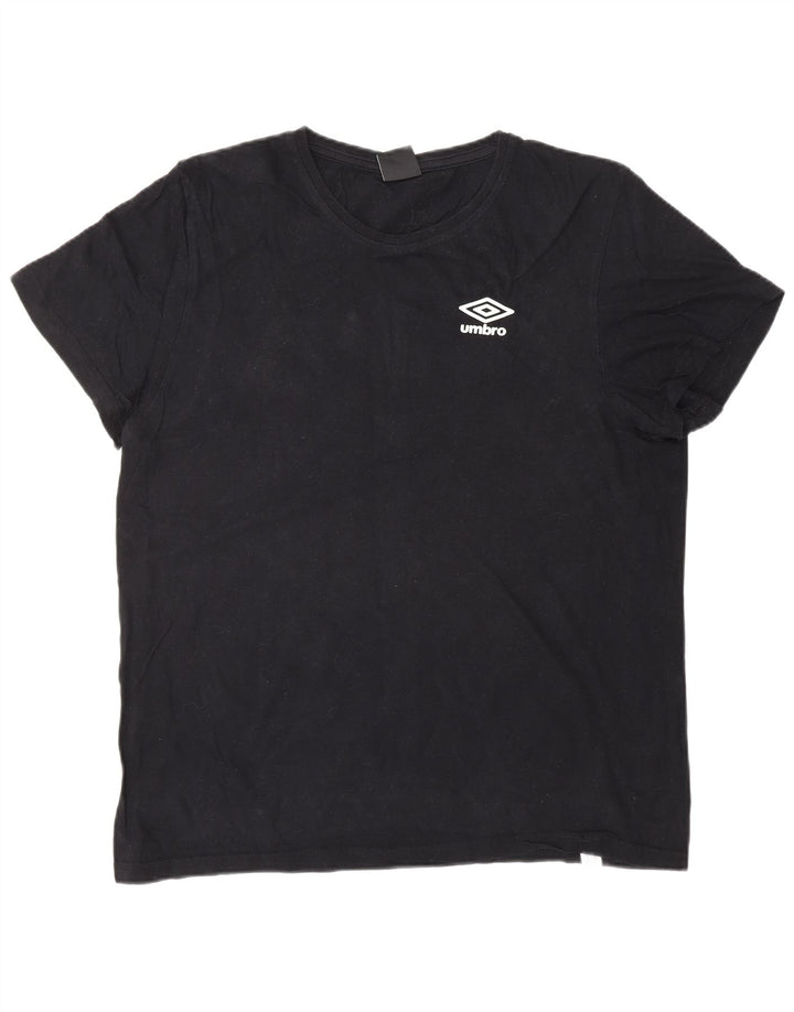 UMBRO Мужская футболка Top XL, черный хлопок