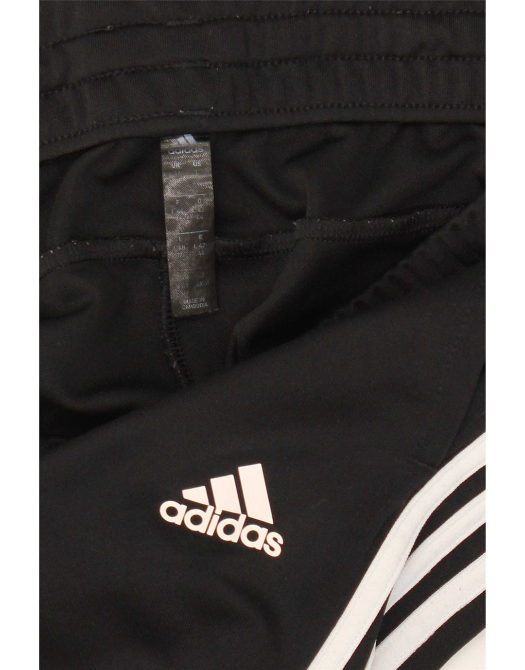 Женские спортивные брюки Adidas UK 16/18, большой черный полиэстер