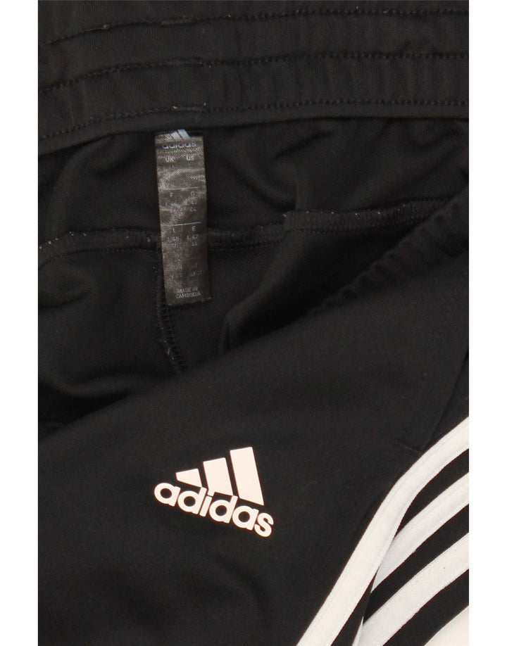 Женские спортивные брюки Adidas UK 16/18, большой черный полиэстер