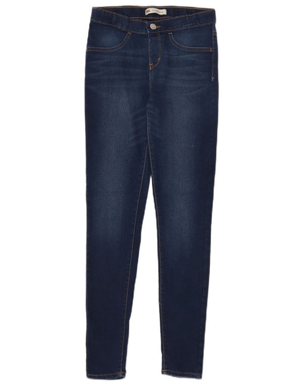 Джинсы-джеггинсы LEVI'S для девочек 11-12 лет W24 L28 Темно-синие