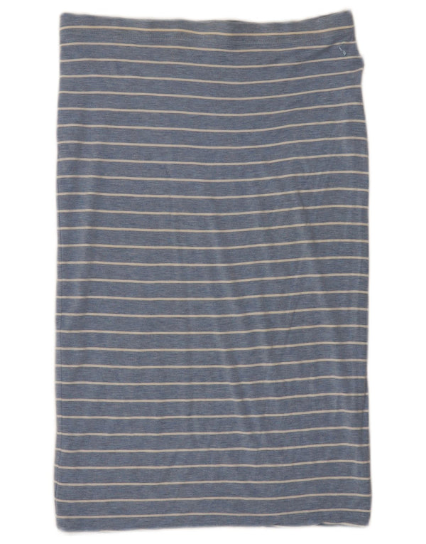 Женская прямая юбка Joules UK 12 Medium W32 Вискоза в синюю полоску