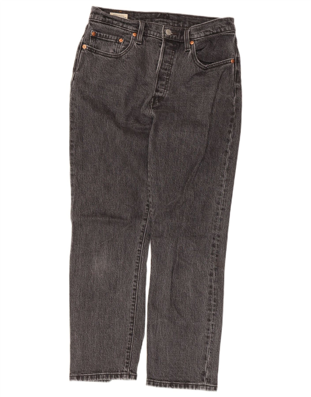 Женские прямые джинсы Levi's 501 W27 L26, серый хлопок