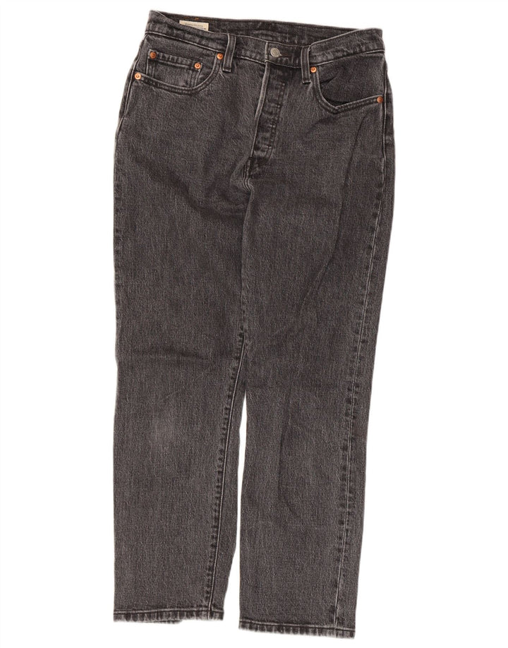 Женские прямые джинсы Levi's 501 W27 L26, серый хлопок