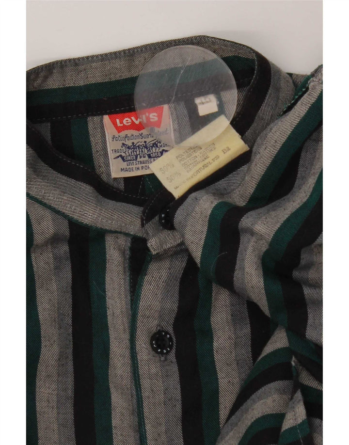 Мужской пуловер Levi's, размер 40, средний размер, полиэстер в разноцветную полоску