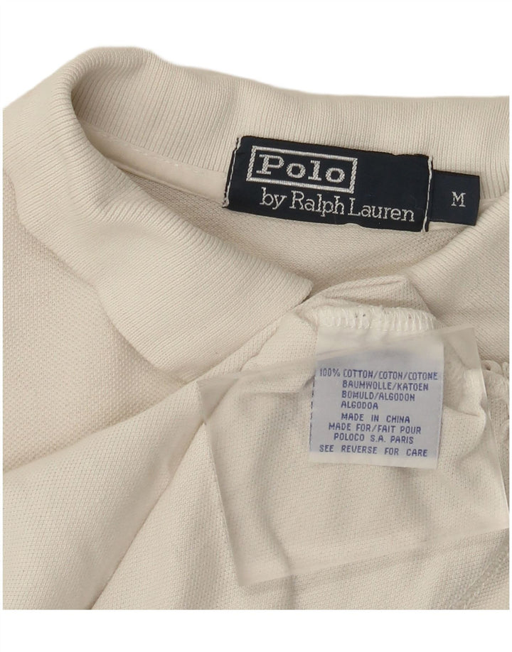 Мужская рубашка-поло Polo Ralph Lauren, средний белый хлопок, хлопок