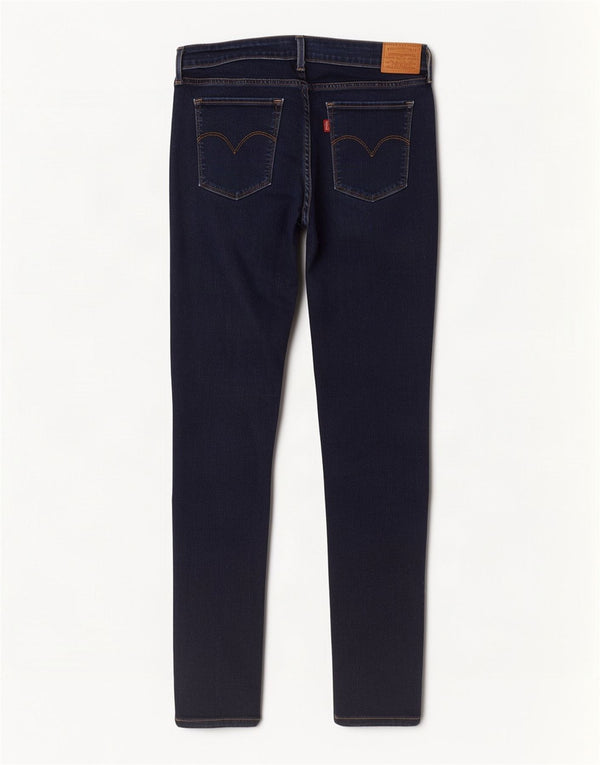 Женские джинсы скинни Levi's 711 W32 L30 Темно-синие, хлопок