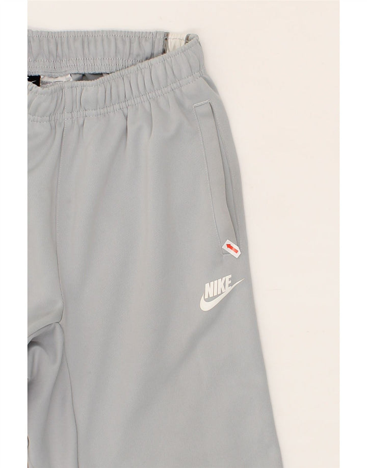Мужские спортивные брюки NIKE, брюки-джоггеры, маленькие серые, полиэстер с цветными блоками