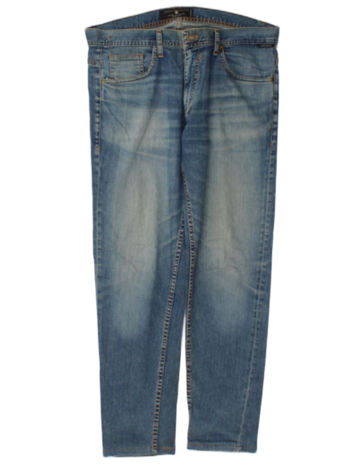 Мужские джинсы Zara Slim EU 44, большие W34 L30, синие