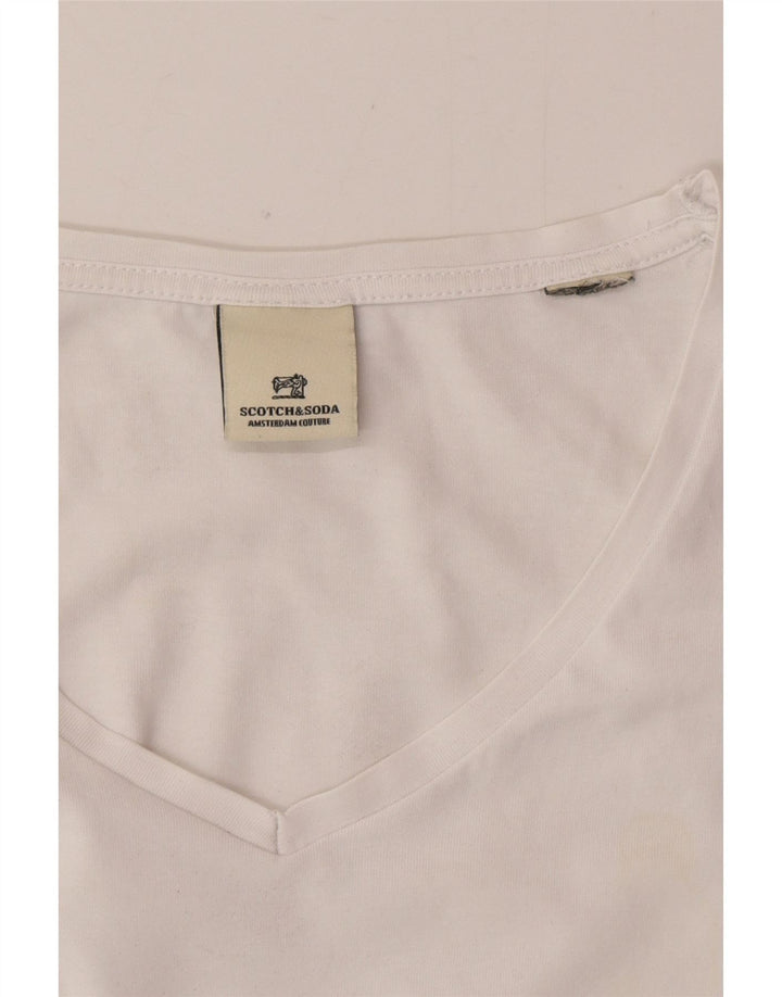 Мужская футболка Scotch & Soda, большая белая