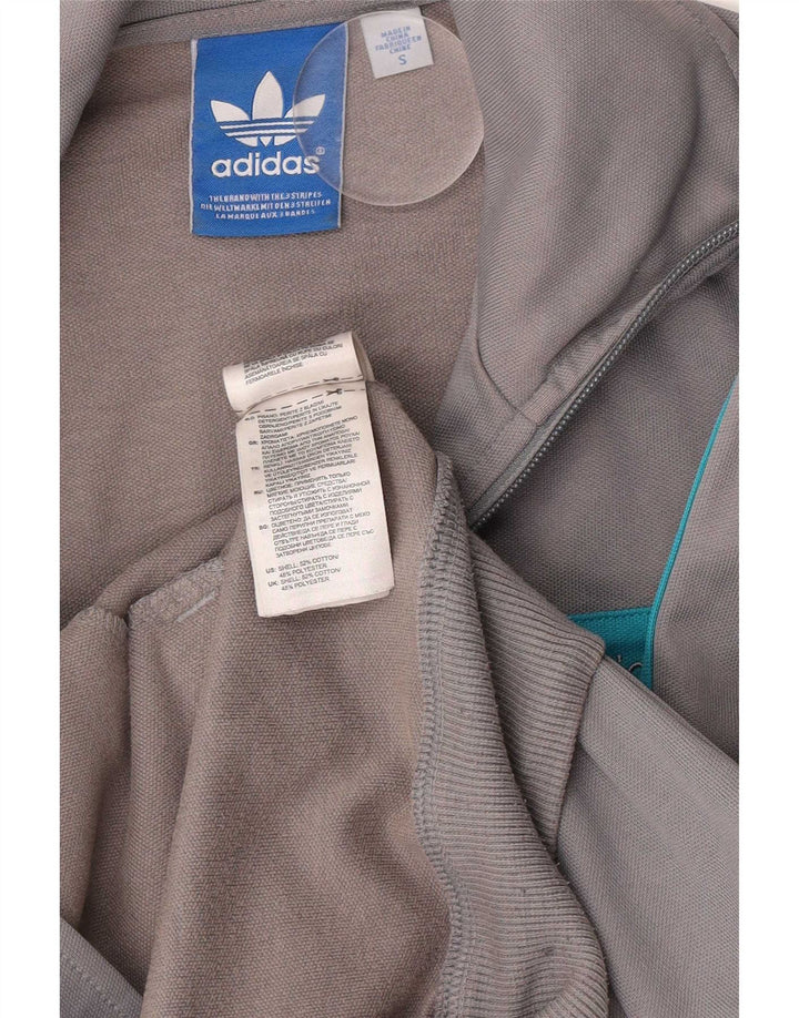 Мужской спортивный костюм Adidas, маленькая серая хлопковая куртка с цветными блоками