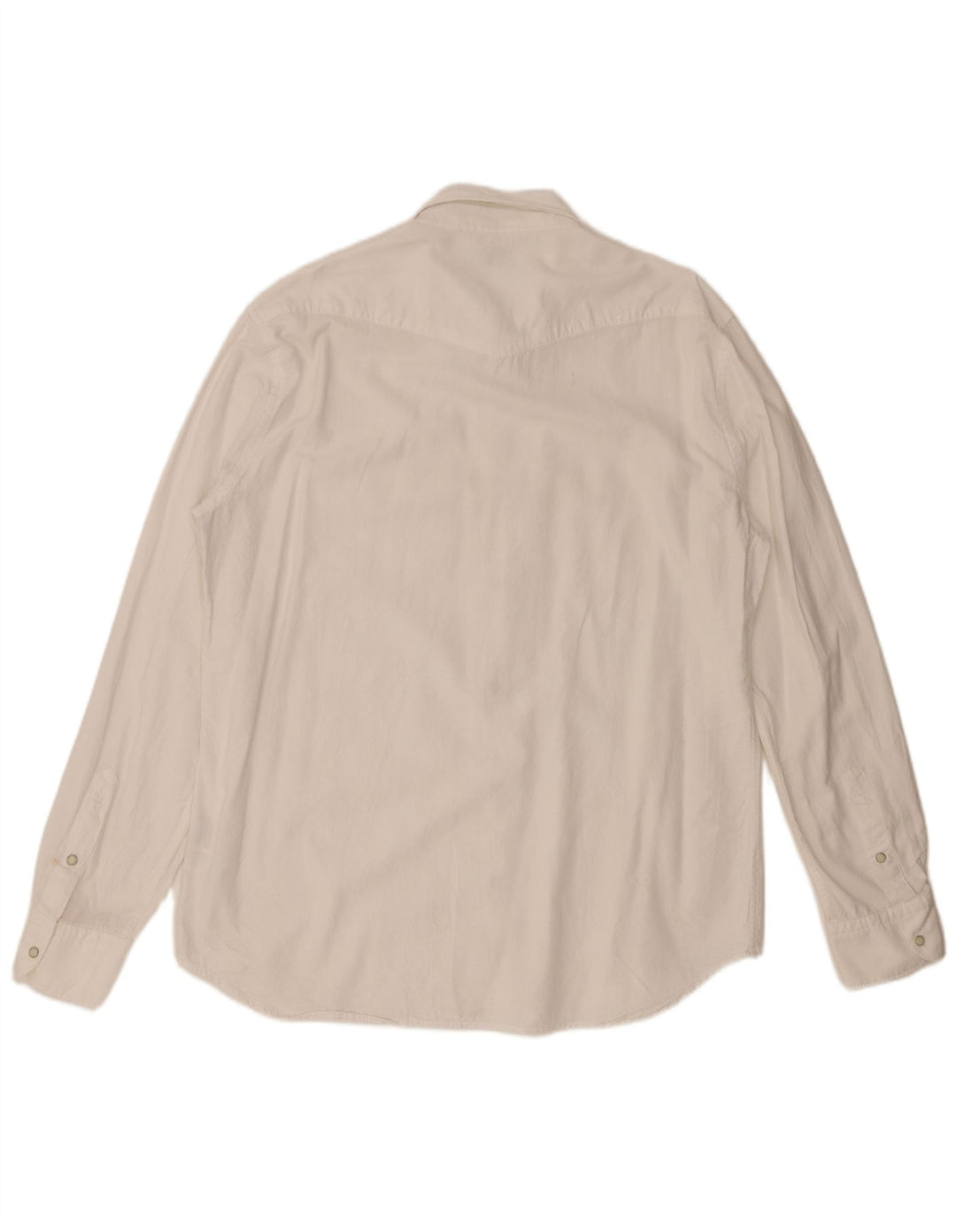 ALLEY DOCKS Мужская рубашка 2XL Белый хлопок