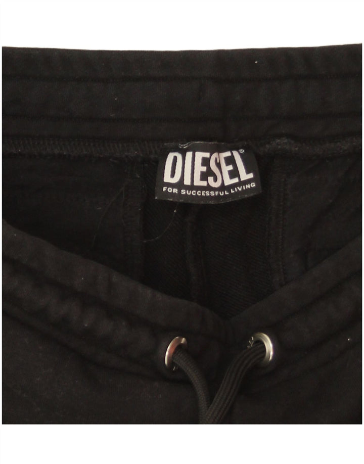 Спортивные шорты Diesel для мальчиков 11-12 лет, черные