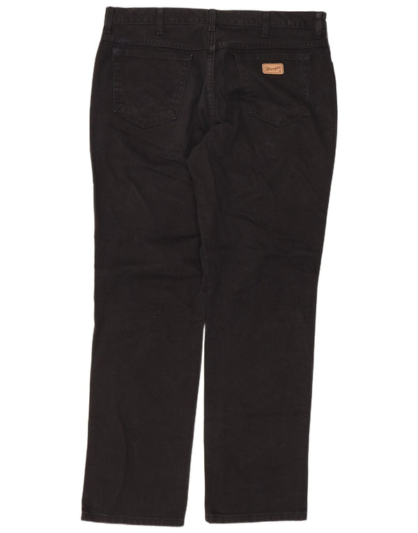 Мужские прямые джинсы Wrangler Texas W40 L34, черный хлопок