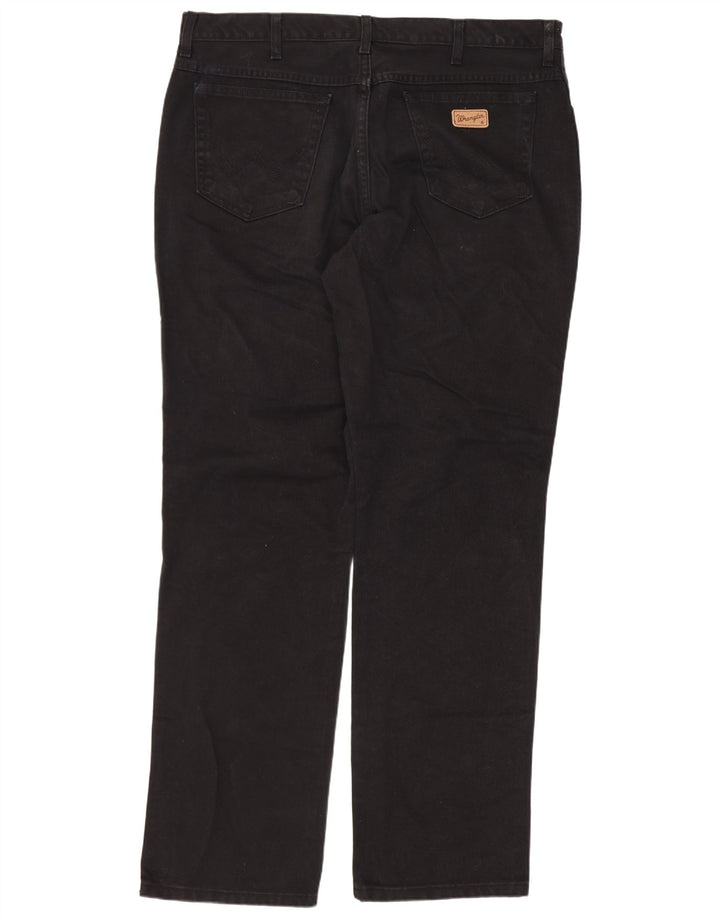 Мужские прямые джинсы Wrangler Texas W40 L34, черный хлопок