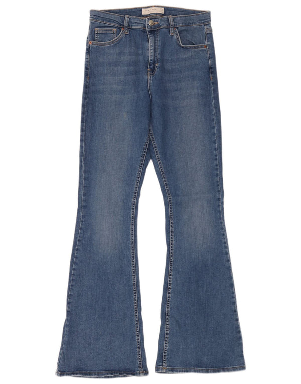 Женские расклешенные джинсы Topshop Jamie W30 L32, синий хлопок
