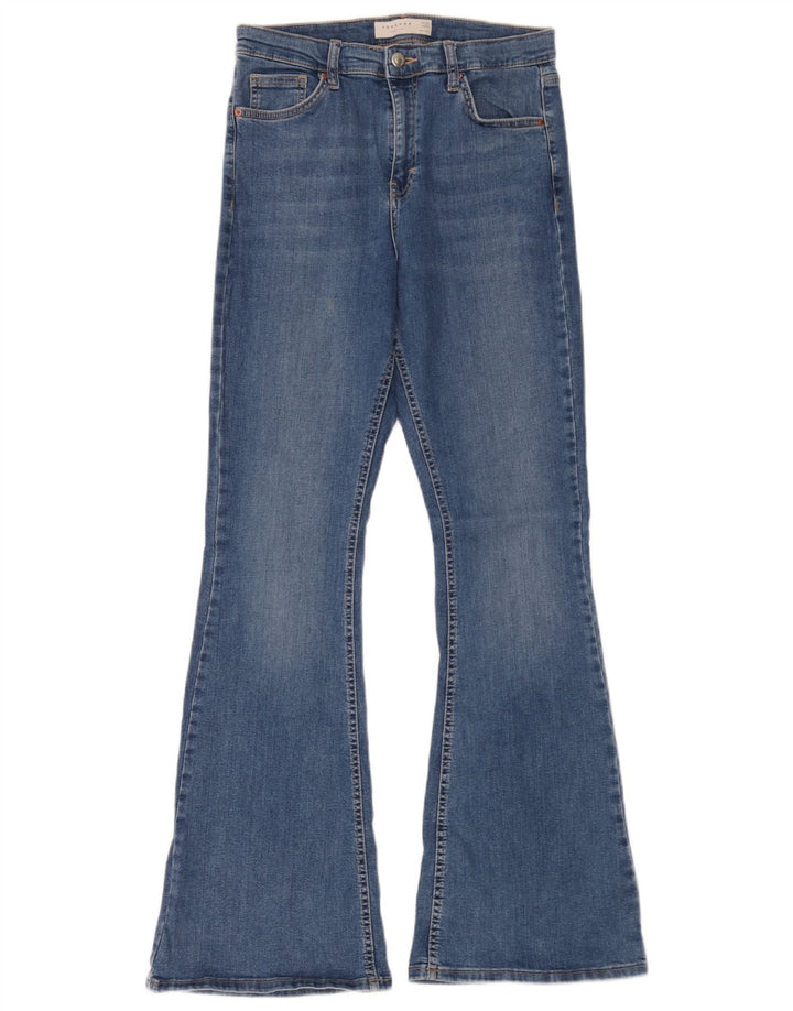 Женские расклешенные джинсы Topshop Jamie W30 L32, синий хлопок