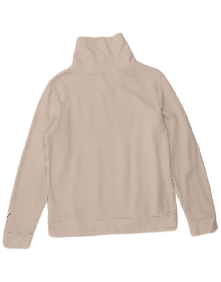 Женский свитер с рисунком Puma UK 14, средний белый хлопок, толстовка