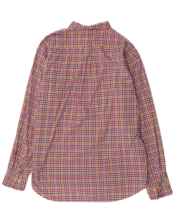 Мужская рубашка стандартного кроя Gant, размер 45/46, 18, 2XL, разноцветный хлопок в мелкую клетку